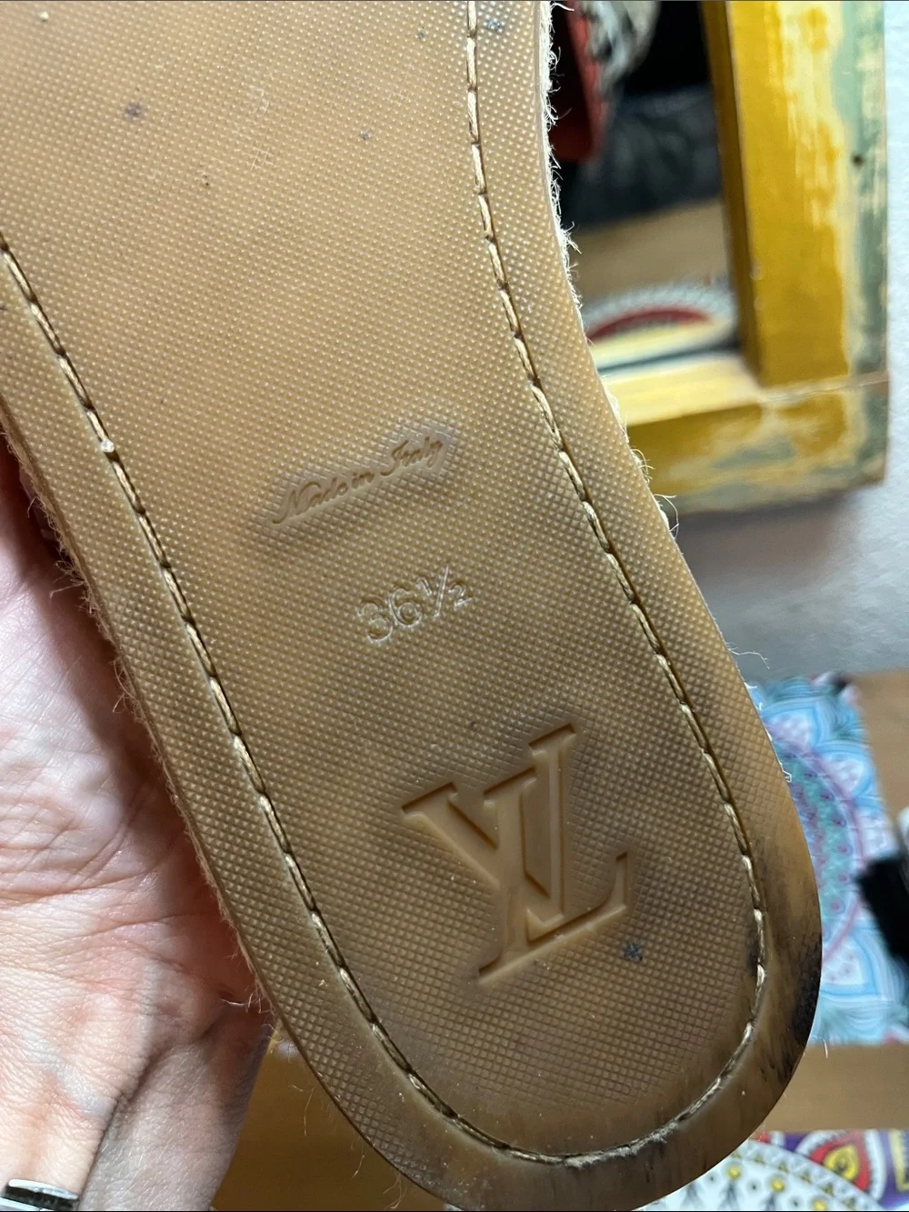 Louis Vuitton designer espadrille